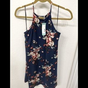 *NWT*. Nine Britton - Jemima Floral Navy Dress, Medium